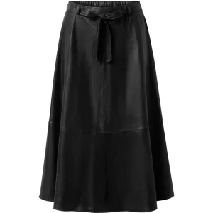 A skirt w/belt / 50158 - Black